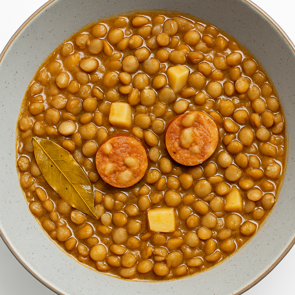 Lentejas Ahumadas con Chorizo