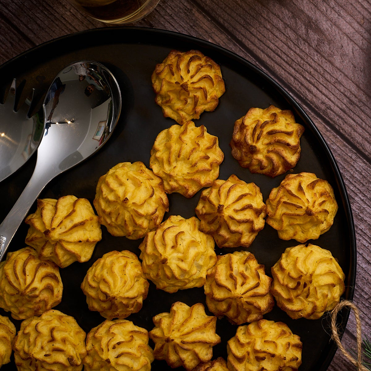 Nidos de papas - pommes duchesse (6 personas)