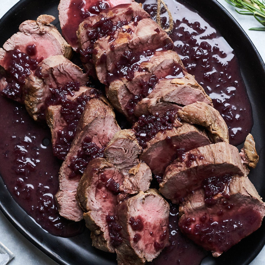 Filete en demi-glace de Merlot y chalotas (6 personas)