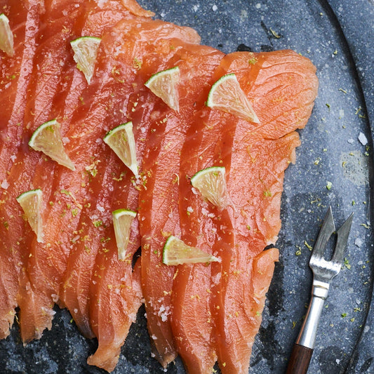 Gravlax de salmón al gin (6 personas)