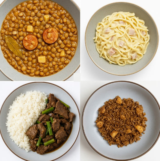 Menú almuerzos semanales (5 platos)